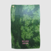 Serviette de golf Watermelon Fruit Rind Green (Devant)