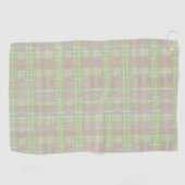 Serviette De Golf Weathered Neutral Sage Plaid (Horizontal)