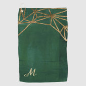 Serviette De Golf Web Gold et Green Jungle (Devant)