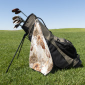 Serviette De Golf Western Brown Cream Southwest Floral (Vert)