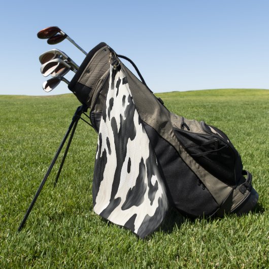 Serviette De Golf Western Farm Animal Cow Country (Vert)