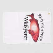 Serviette De Golf Whisperer Red Snapper (Horizontal)
