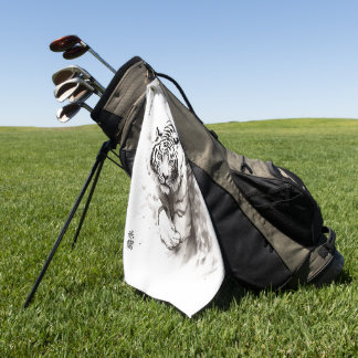 Serviette De Golf Whispers of the Wild : White Tiger Collection -