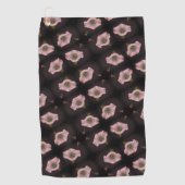 Serviette De Golf White Morning Glory Flower Close Up Motif (Devant)