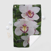 Serviette De Golf White Orchids Beautiful Tropical Flowers (En situation)