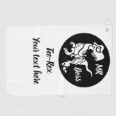 Serviette De Golf White Trex the Boss Dino (Horizontal)