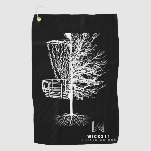Serviette De Golf Wick 311 Arbre de vie Disque Golf Towel (Devant)
