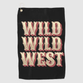 Serviette De Golf Wild Wild West (Devant)