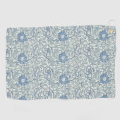 Serviette De Golf William Morris Beau motif floral, bleu, rose (Horizontal)