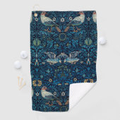 Serviette De Golf William Morris Blue Birds Tapestry Classic (En situation)