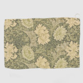 Serviette De Golf William Morris Chrysanthemum Fleur d'âge (Horizontal)