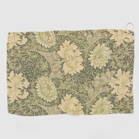 Serviette De Golf William Morris Chrysanthemum Fleur d'âge (Horizontal)