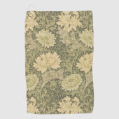 Serviette De Golf William Morris Chrysanthemum Fleur d'âge (Devant)