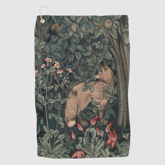 Serviette De Golf William Morris Faune sauvage Fox (Devant)