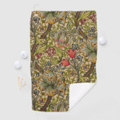 Serviette De Golf William Morris Golden Lily (En situation)