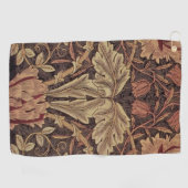 Serviette De Golf William Morris Honeysuckle Classic English Art (Horizontal)