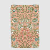 Serviette De Golf William Morris Hyacinth Flower Rose Art (Devant)