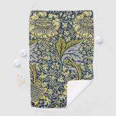 Serviette De Golf William Morris Kennet Fond d'écran Floral Bleu (En situation)