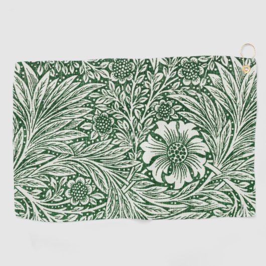 Serviette De Golf william morris marigold fleurs vertes (Horizontal)