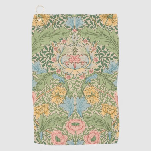 Serviette De Golf William Morris Myrtle Fleur Floral Botanique (Devant)