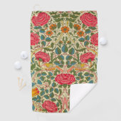 Serviette De Golf William Morris Rose Floral Chintz rose (En situation)