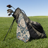 Serviette De Golf William Morris Severn Floral Garden Flower Classic (Vert)