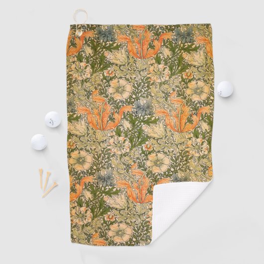 Serviette De Golf William Morris Spring Compton Flower Festival (En situation)
