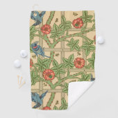 Serviette De Golf William Morris Trellis Design classique de papier (En situation)