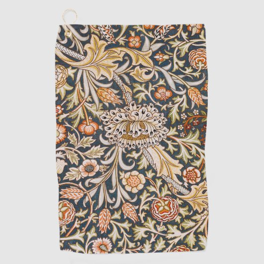 Serviette De Golf William Morris Trent Garden Flower Motif classique (Devant)