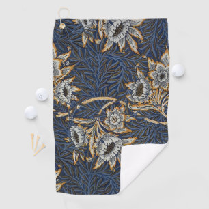 Serviette De Golf William Morris Tulip Willow Blue Motif