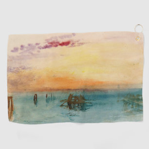 Serviette De Golf William Turner - La lagune près de Venise au couch