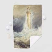 Serviette De Golf William Turner - Phare de Bell Rock (En situation)