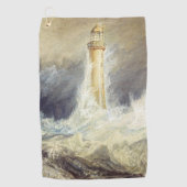 Serviette De Golf William Turner - Phare de Bell Rock (Devant)