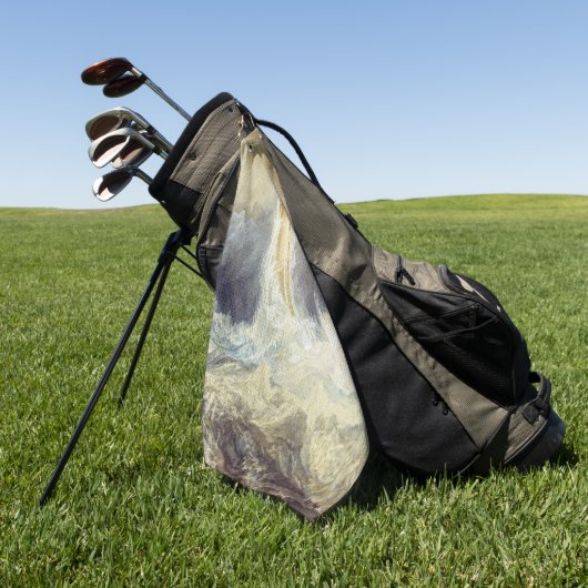 Serviette De Golf William Turner - Phare de Bell Rock (Vert)