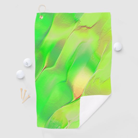 Serviette De Golf Wispy sculpté dans le vert vif vieilli? (En situation)