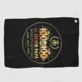 Serviette De Golf World's Best Dad / Toalla de Golf (Horizontal)
