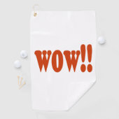 Serviette De Golf wow (En situation)