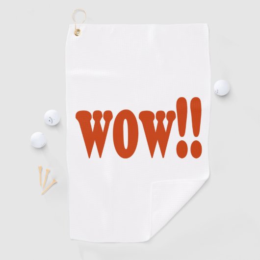 Serviette De Golf wow (En situation)