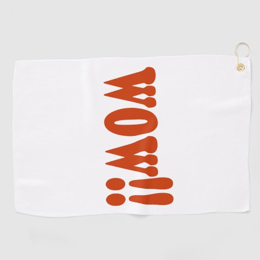 Serviette De Golf wow (Horizontal)