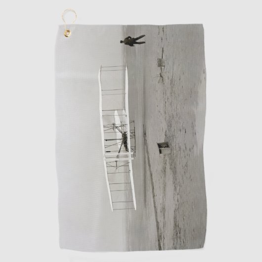 Serviette De Golf Wright Brothers Flyer First Plane Flight Aviation (Devant)