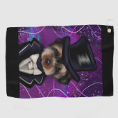 SERVIETTE DE GOLF YORKIE (Horizontal)