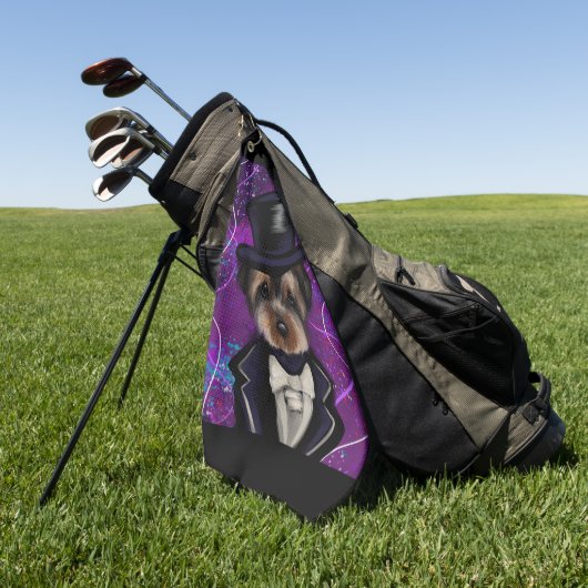 SERVIETTE DE GOLF YORKIE (Vert)