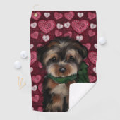 SERVIETTE DE GOLF YORKIE (En situation)