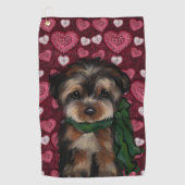 SERVIETTE DE GOLF YORKIE (Devant)