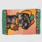 Serviette De Golf Yorkie Poo (Horizontal)