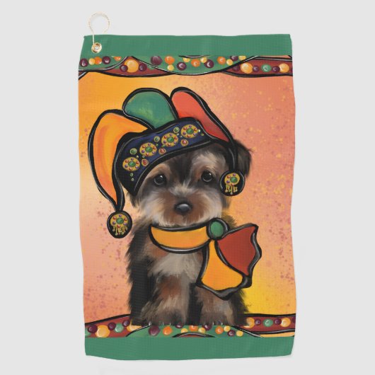 Serviette De Golf Yorkie Poo (Devant)