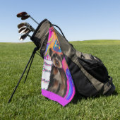 SERVIETTE DE GOLF YORKIE POO (Vert)