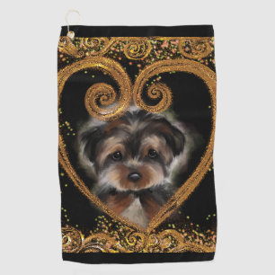 Serviette De Golf Yorkie Poo