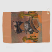 Serviette De Golf Yorkie Poo (Horizontal)