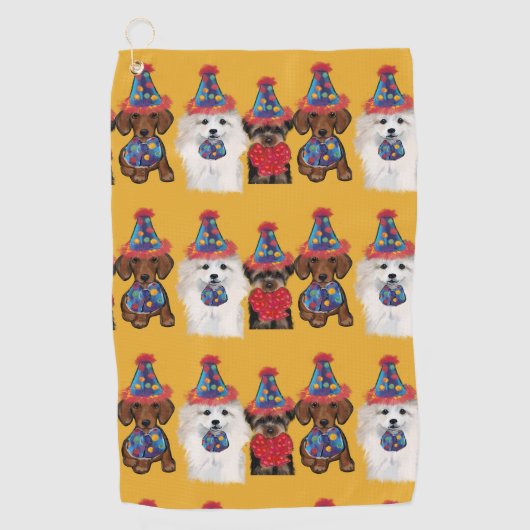Serviette De Golf Yorkie Poo (Devant)